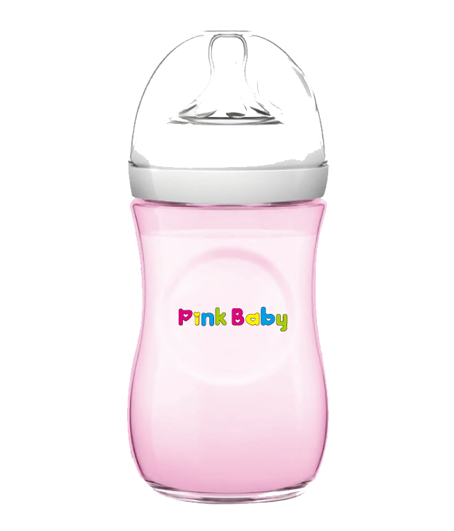 Big pink best sale baby bottle